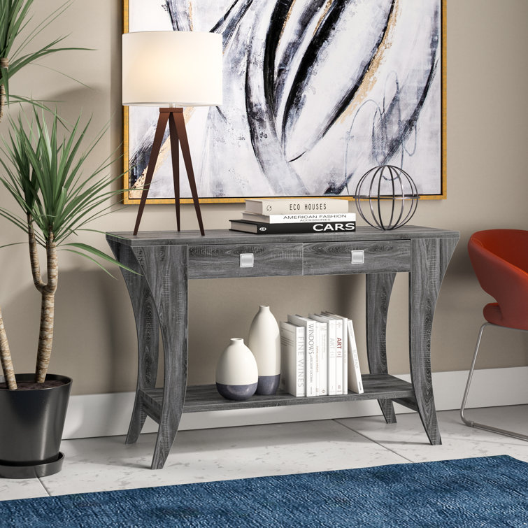 wayfair console tables with storage
